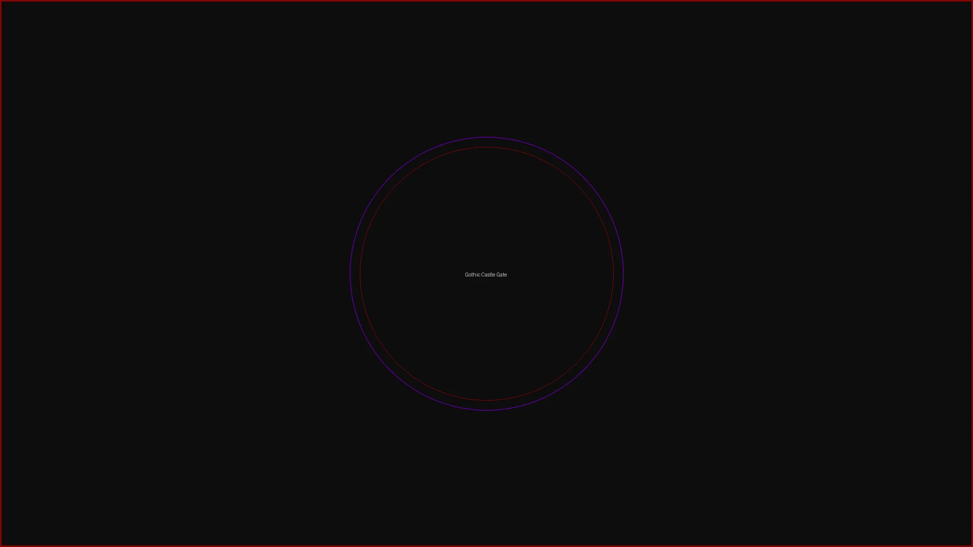 芝麻开门 - 哥特城堡大门在迷雾中缓缓开启